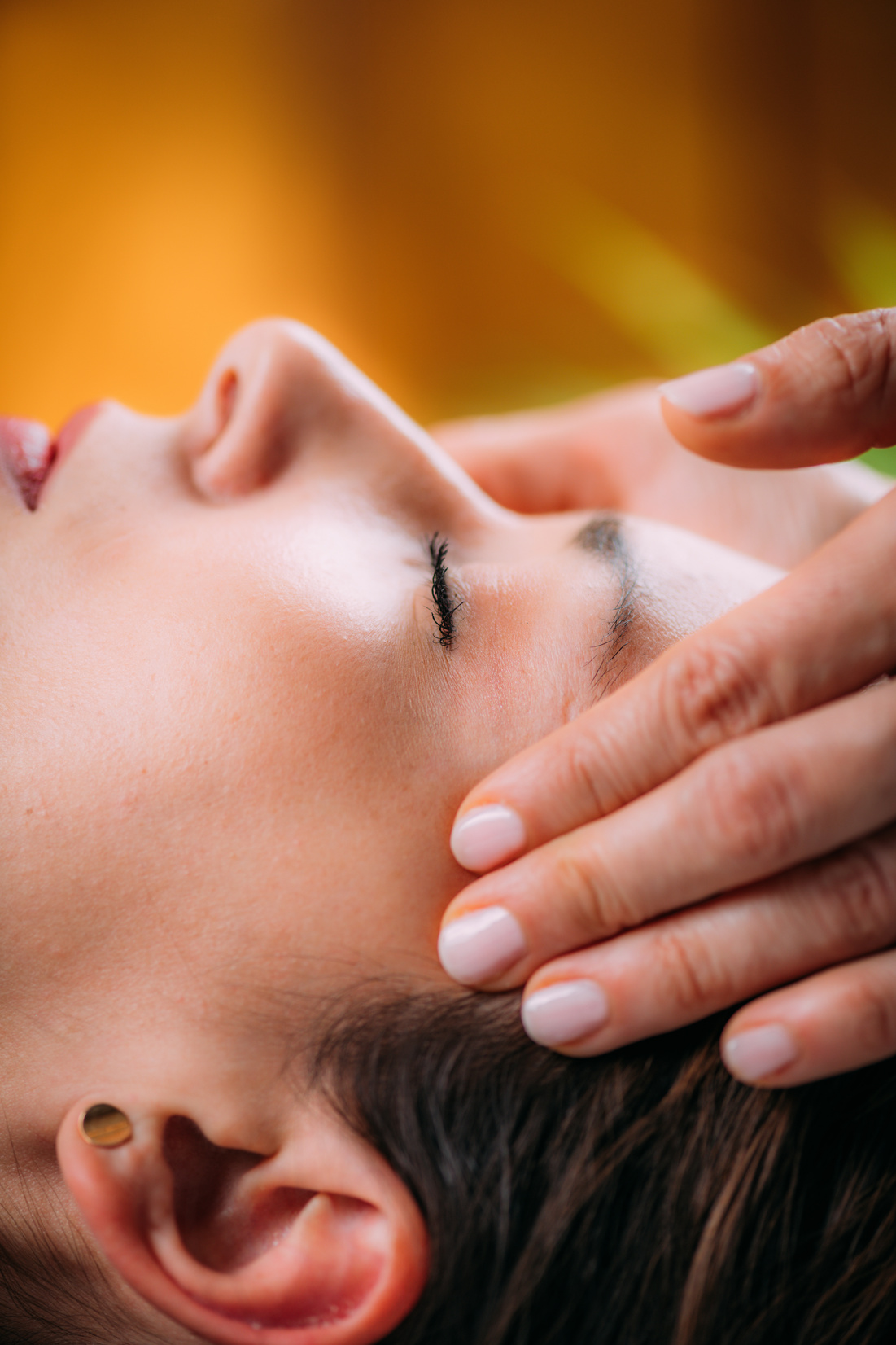 Craniosacral Therapy Head Massage for Pain and Migraine Relief.